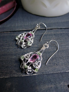 silver-rose-zircon-earrings