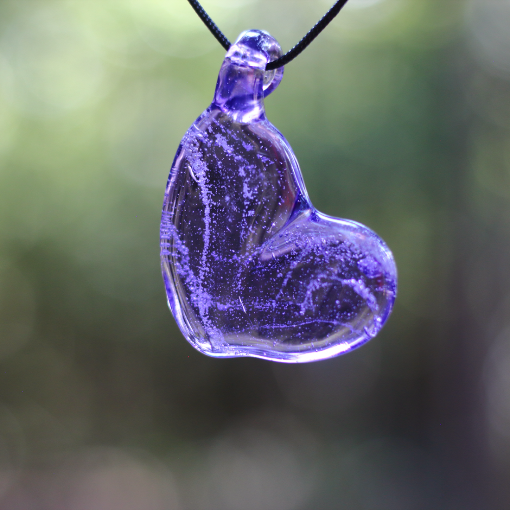 Memorial Glass Heart Ornament