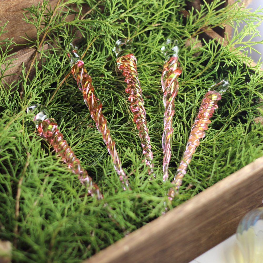 Tri-twist Icicle Christmas Ornaments