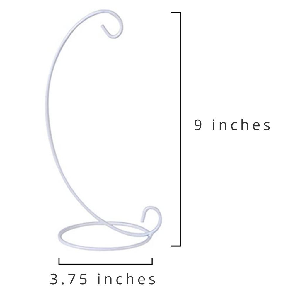 white ornament stand