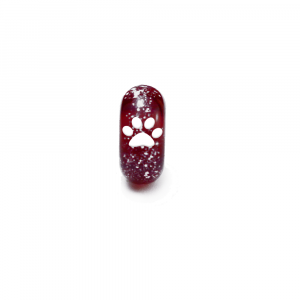 Dragon's Blood Memorial Paw bead