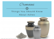 Cremains - What you need to know