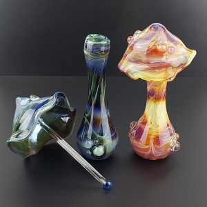 Image of Glass Mushroom Perfume Bottle