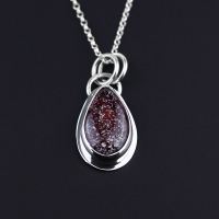 Memorial Glass Tear Necklace