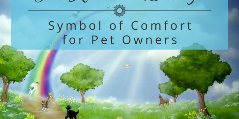 rainbow-bridge digital painting of The Rainbow Bridge