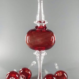 Red Ornament Set of 5