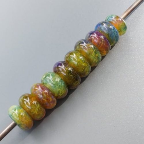 Eyeris Series – Set of 10 boro big hole beads